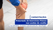 Capacitação gratuita sobre exercícios físicos para lesões de joelho ocorrerá no Cemforpe