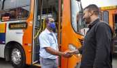 Prefeito Caio Cunha destacou as melhorias previstas com o Pronto!, cujo projeto piloto começa a ser operado neste domingo, com linhas do Cocuera e Biritiba Ussu (Pedro Chavedar/PMMC)