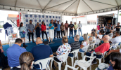 Marcela Lourenço, representante dos Autistas de Mogi das Cruzes, faz parte do grupo de mães que contribuiu para a elaboração do projeto da escola. (Pedro Chavedar/PMMC)