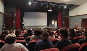 Exibição do filme "Volume Vivo: De onde vem a água" atraiu cerca e 200 pessoas ao Theatro Vasques nesta terça-feira, dia 3 (Divulgação/SVMA)