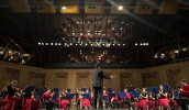O Theatro Vasques será palco para o concerto da Banda Sinfônica CEMPRE Limongi, com a apresentação “Geek: Uma Odisseia Musical”, nesta sexta-feira (29/07), às 20h (Divulgação/PMMC)