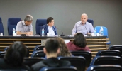 Pedro Ivo, diretor do Iprem, falou sobre proposta de reestruturação do quadro de funcionários da autarquia (Foto: Diego Barbieri/CMMC)