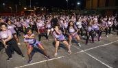 O Aulão de Dança Inverno Solidário foi realizado na última sexta-feira e quem não conseguiu ainda pode trocar a camiseta do evento, mediante a doação de alimentos