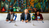 O prefeito Caio Cunha assinou nesta quarta-feira (15/06) um Memorando de Entendimento com o governo da Finlândia para promover, de forma colaborativa, o desenvolvimento educacional de Mogi das Cruzes. . . .