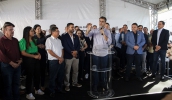 Durante visita, o governador Rodrigo Garcia destacou a importância da parceria entre o Governo do Estado e o município para a realização de investimentos (Pedro Chavedar/PMMC)