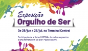 Hall do Terminal Central recebe exposição em comemoração ao mês do Orgulho LGBTQIA+
