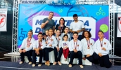 Equipe mogiana se destaca na Copa São Paulo de Ginástica Rítmica, no último sábado (Divulgação).