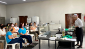 A equipe técnica do DAE participou na semana passada de um workshop e treinamento sobre proteínas vegetais. (Divulgação/PMMC)