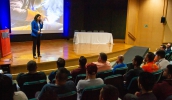 Vice-prefeita Priscila Yamagami Kähler destacou a integração entre poder público e iniciativa privada e que formandos já têm oportunidades no mercado de trabalho (Divulgação/PMMC)