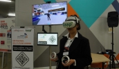 Visitantes puderam ter uma experiência imersiva no metaverso, durante a realização do Caqui Inova, que acontece até esta quinta-feira (29/09), no Polo Digital (Divulgação/PMMC)