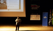 Edson Mackeenzy apresentou a palestra "Como as startups e a inovação estão transformando as organizações" e elogiou a realização do Caqui Inova (Pedro Chavedar/PMMC)