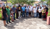 A Vila Dignidade foi inaugurada em 15 de setembro de 2015 e, com a assinatura hoje da ordem de serviço, receberá a primeira grande reforma desde sua criação (Pedro Chavedar/ PMMC)