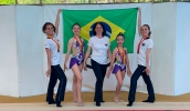 Copa Alemania de Ginástica Rítmica: atletas mogianas conquistam quatro medalhas no Chile