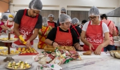 Fundo Social promove café da manhã com alunos e apoiadores do projeto Comida da Cidade