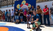 Luiz Miguel Pereira de Assis, de 6 anos, aluno do CEI Pequenos Inventores, gostou do espaço. (Divulgação/PMMC)