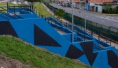 Prefeitura entregou nesta quarta-feira dispositivo composto por escadaria e rampa com acessibilidade que liga o Parque Olímpico à Vila Brasileira (Divulgação/ PMMC