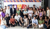 Representantes das secretarias que, juntas, desenvolvem as atividades da Primeira Infância participaram do encontro com as representantes da fundação holandesa. (Divulgaçaõ/PMMC)