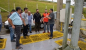Secretários visitam Barragem Jundiaí dentro do planejamento de ações da Operação Verão