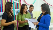 Formatura do Conduz, em 2022, com a presença da secretária de Assistência Social, Celeste Gomes e a coordenadora municipal do programa, Vera Suzart