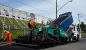 Vila Natal e Jardim Camila recebem melhorias do Nova Mogi Pavimentação nesta semana