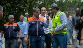 Governador vistoria as obras de recuperação da rodovia Mogi-Bertioga