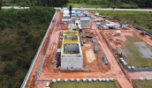 ETE Fazenda Rodeio é um investimento de R$ 23 milhões; obra é acompanhada pelo Semae, que assumirá operação da unidade (Foto: Divulgação/Semae)