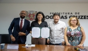Vice-prefeita Priscila Yamagami Kähler deu posse aos novos membros do Conselho Municipal de Saúde, eleitos para o biênio 2023/2025