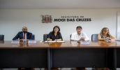 Vice-prefeita Priscila Yamagami Kähler deu posse aos novos membros do Conselho Municipal de Saúde, eleitos para o biênio 2023/2025