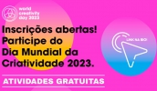 World Creativity Day 2023 será realizado a partir desta quinta-feira, ainda tem inscrições abertas e vai arrecadar alimentos não perecíveis para o Fundo Social de Mogi