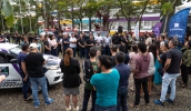 O prefeito Caio Cunha destacou que a entrega das viaturas faz parte de uma série de investimentos realizados pela Prefeitura para melhoria da segurança pública (Divulgação/PMMC)