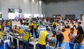 Desafio de Robótica reuniu em Mogi das Cruzes participantes de cinco estados brasileiros, além de competidores do México e da Colômbia (Divulgação/PMMC)