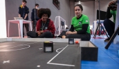 Durante o Desafio de Robótica, foram disputadas 20 categorias da modalidade, com diferentes tipos de competições entre os robôs participantes (Warley Kenji/PMMC)