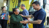 Prefeito Caio Cunha esteve na Chácara Guanabara para conhecer a nova ação de castração (foto: Divulgação/PMMC)