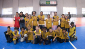 A EM Des. Armindo Freire Mármora conquistou o segundo lugar na modalidade Queimada. (Warley Kenji/PMMC)