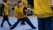 A programação dos jogos de Queimada começou no início de maio com partidas realizadas em quatro setores da cidade. (Warley Kenji/PMMC)