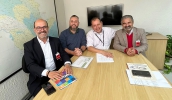 Reunião foi realizada na sede da secretaria, em São Paulo; Semae apresentou projetos para melhoria do saneamento em Mogi das Cruzes (Divulgação/PMMC)