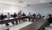 Técnicos da Arsesp foram recebidos pelo diretor-geral do Semae, Francisco Cochi Camargo, acompanhado de outros diretores e técnicos da autarquia (Divulgação/PMMC)