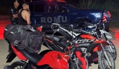 Três motocicletas foram localizadas pela Romu da Guarda Municipal, na noite desta quinta-feira (13/07), em um terreno no distrito de Jundiapeba (Divulgação)