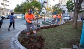 Prefeitura de Mogi das Cruzes revitaliza praça Francisca Cardoso Mello Freire (Warley Kenji/PMMC)