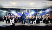 A Banda Sinfônica da EM Prof. Mario Portes foi a vice-campeã na categoria Banda Musical de Concerto Juvenil. (Divulgação/PMMC)