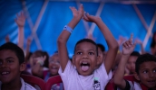 Fundo Social, em parceria com o Mogi Shopping, levou 340 crianças, jovens, adultos e idosos assistidos por instituições gratuitamente ao circo (Warley Kenji/ PMMC)