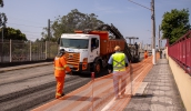 Programa Nova Mogi de Recuperação Asfáltica avança em seis vias do município nesta semana (Warley Kenji/PMMC)