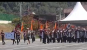 O grupo formado pelas escolas estaduais Prof. Cláudio Abrahão (Vila Jundiaí) e Prof. Firmino Ladeira (Mogi Moderno) ficou em primeiro lugar no quesito Mor e corpo coreográfico, em segundo com a baliza . . .