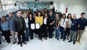 Os novos membros para a gestão 2023/2025 do Conselho Municipal de Políticas Sobre Drogas - CMPSD tomaram posse na manhã desta terça-feira (03/10) (Warley Kenji/ PMMC)