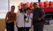 Uma das escolas participantes foi a EM Dr. Luiz Beraldo de Miranda, no Parque Olímpico, que formou mais de 100 alunos na última quinta-feira (05/10). (Warley Kenji/PMMC)