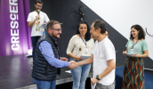 O secretário de Desenvolvimento Econômico e Inovação, Grabriel Bastianelli, participou da entrega dos certificados e destacou a importância da capacitação. (Divulgação/PMMC)