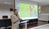 Diretor-geral do Semae, Francisco Cochi falou sobre projetos e obras de esgotamento sanitário com recursos do Fehidro (Foto: Julio Nogueira/Semae)