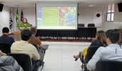 Roseane Souza, diretora da Abes, falou sobre a importância do saneamento rural (Foto: Julio Nogueira/Semae)