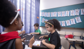 O espaço foi resultado da evolução do projeto, que teve início neste ano e foi elaborado com a ajuda da equipe escolar, pais e familiares dos alunos. (Warley Kenji/PMMC)