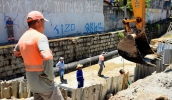 Prefeitura de Mogi das Cruzes faz obra de contenção e reforça leito do Rio Negro (Divulgação/PMMC)